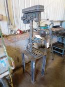 Bench pillar drill, model DP16-12B, mounted on stand...
