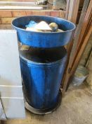 Mobile oil drainage vessel (Please note: waste oil has been removed from this lot, however an