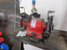 Sealey 200mm bench grinder/polisher, 240v