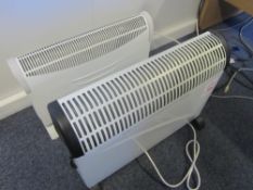Two electric portable heaters, assorted