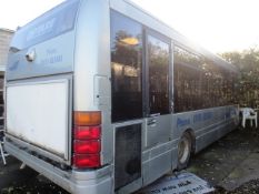 Optare 27 seater/21 standing service bus, type M850, with blue cloth interior, reg no: YE52 KPL (