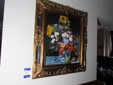 “Flowers” framed Artwork, 870mm x 780mm