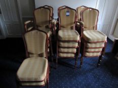 26 Burgess upholstered/wood Dining Chairs