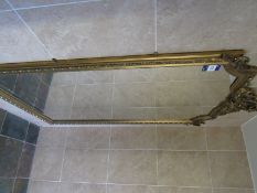 Large ornate wall mounted Mirror, 2140mm x 1290mm (located in ladies toilet)