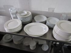 Large quantity various Crockery including plates, dishes, etc