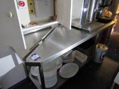 Stainless steel Preparation Table, 900mm x 2100mm