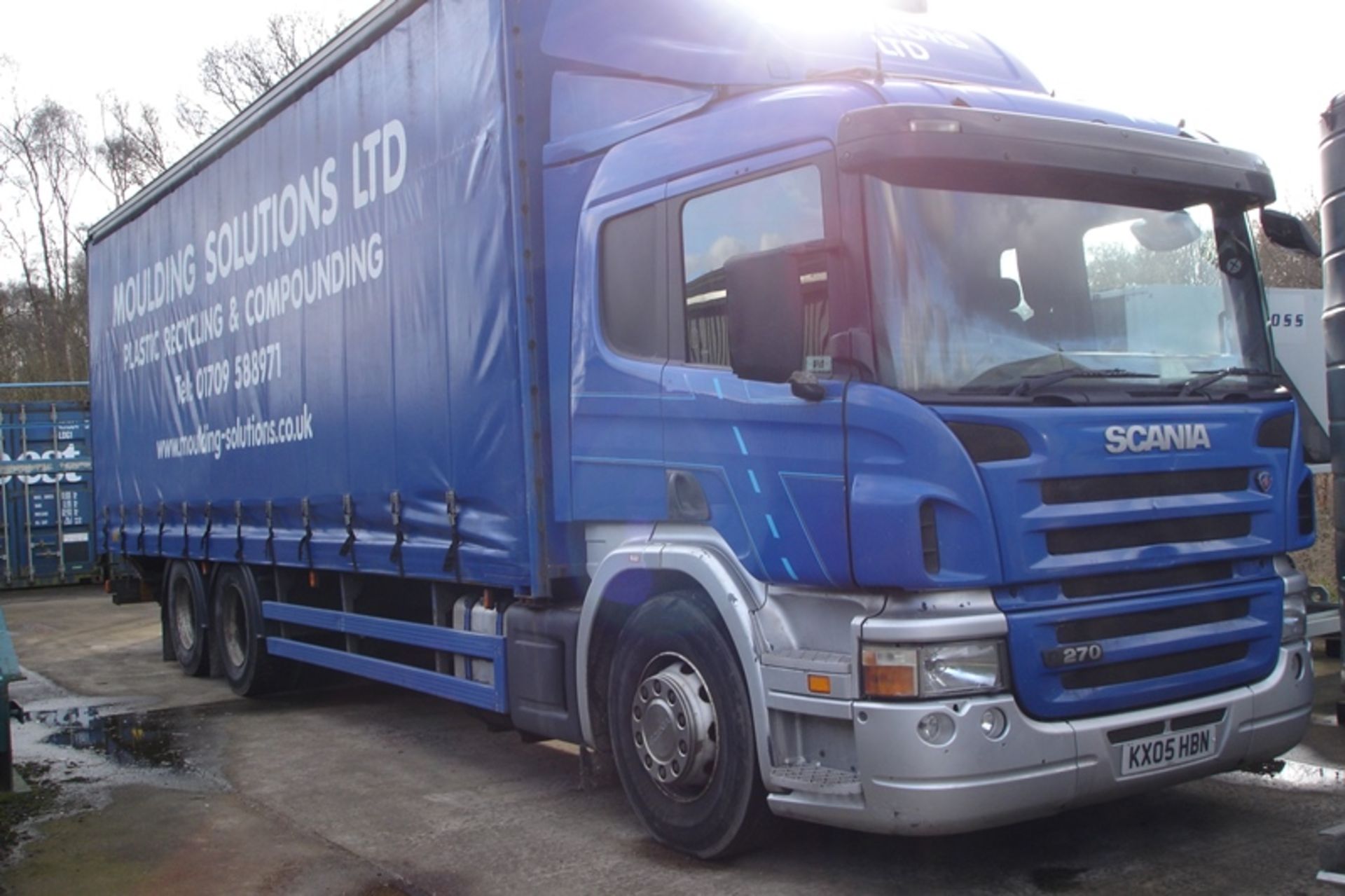 Scania P270 Curtain Sided Truck