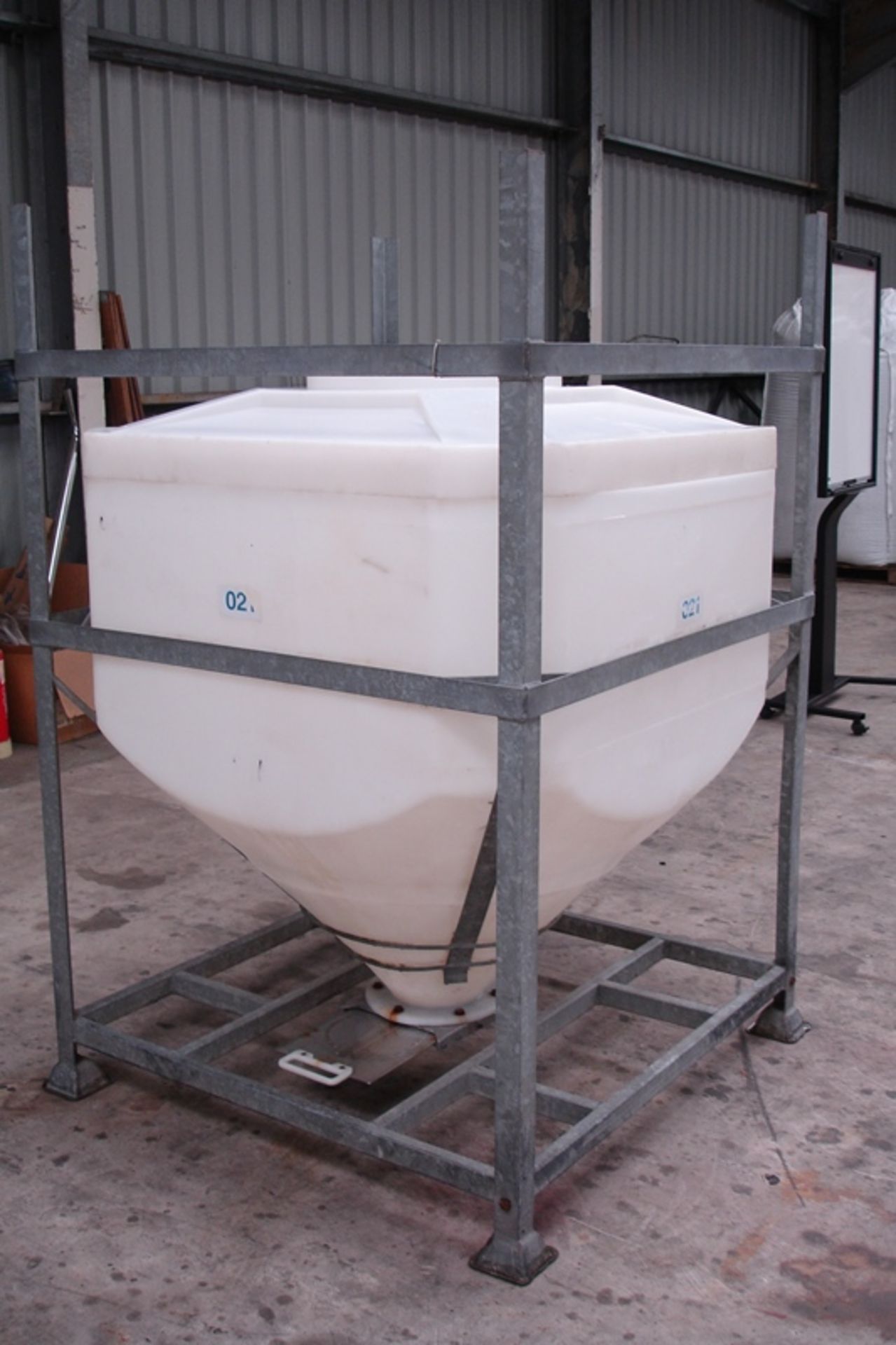 Galvanised Bulk Storage Bin - Image 2 of 3