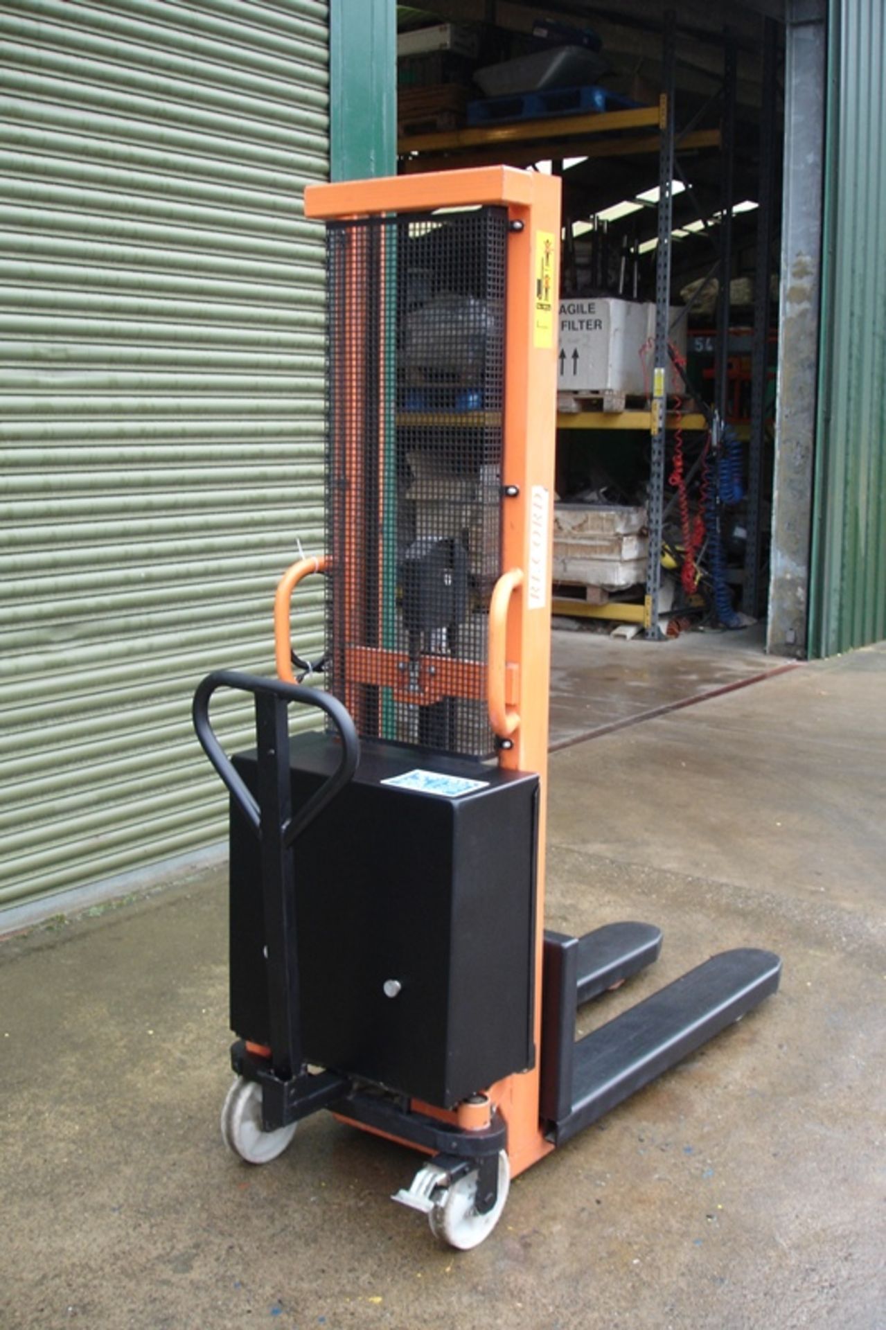 Record Electric high lift Stacker Truck - Image 2 of 3