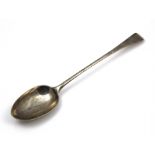 An antique George III Scottish Sterling Silver basting spoon by Alexander Gordon, Edinburgh 1772. In