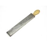 A rare antique Victorian Sterling Silver gentleman's razor strop by George John Richards, London