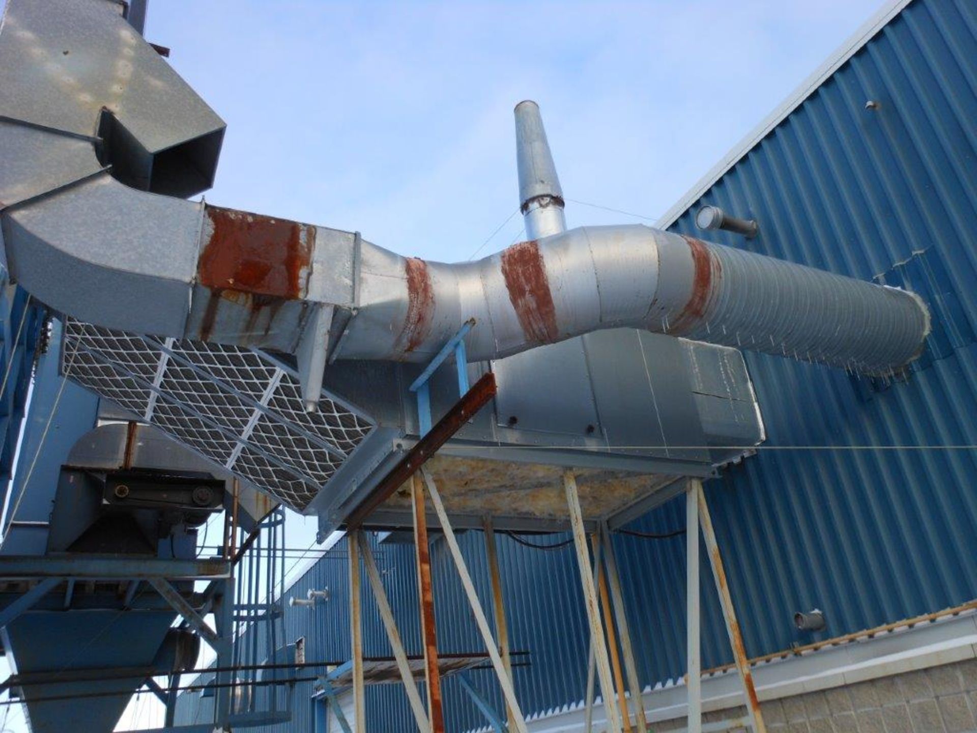 BOUSQUET EXTERIOR AIR MAKE-UP UNIT, 15,000 CFM C/W CONDUITS - Image 2 of 3