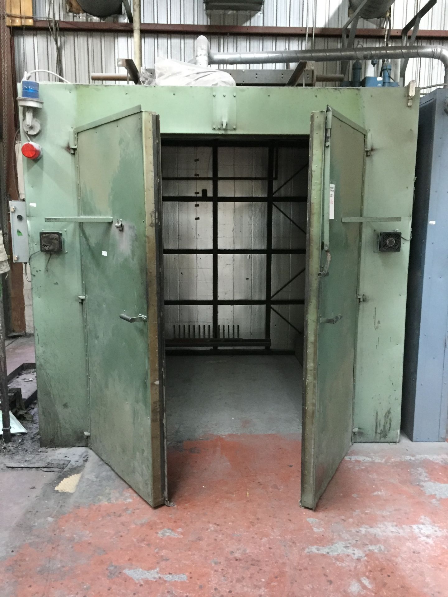 ELECTRIC DRYING OVEN, DUAL DOOR, 98'' x 92'' X 93'' H - Image 2 of 4