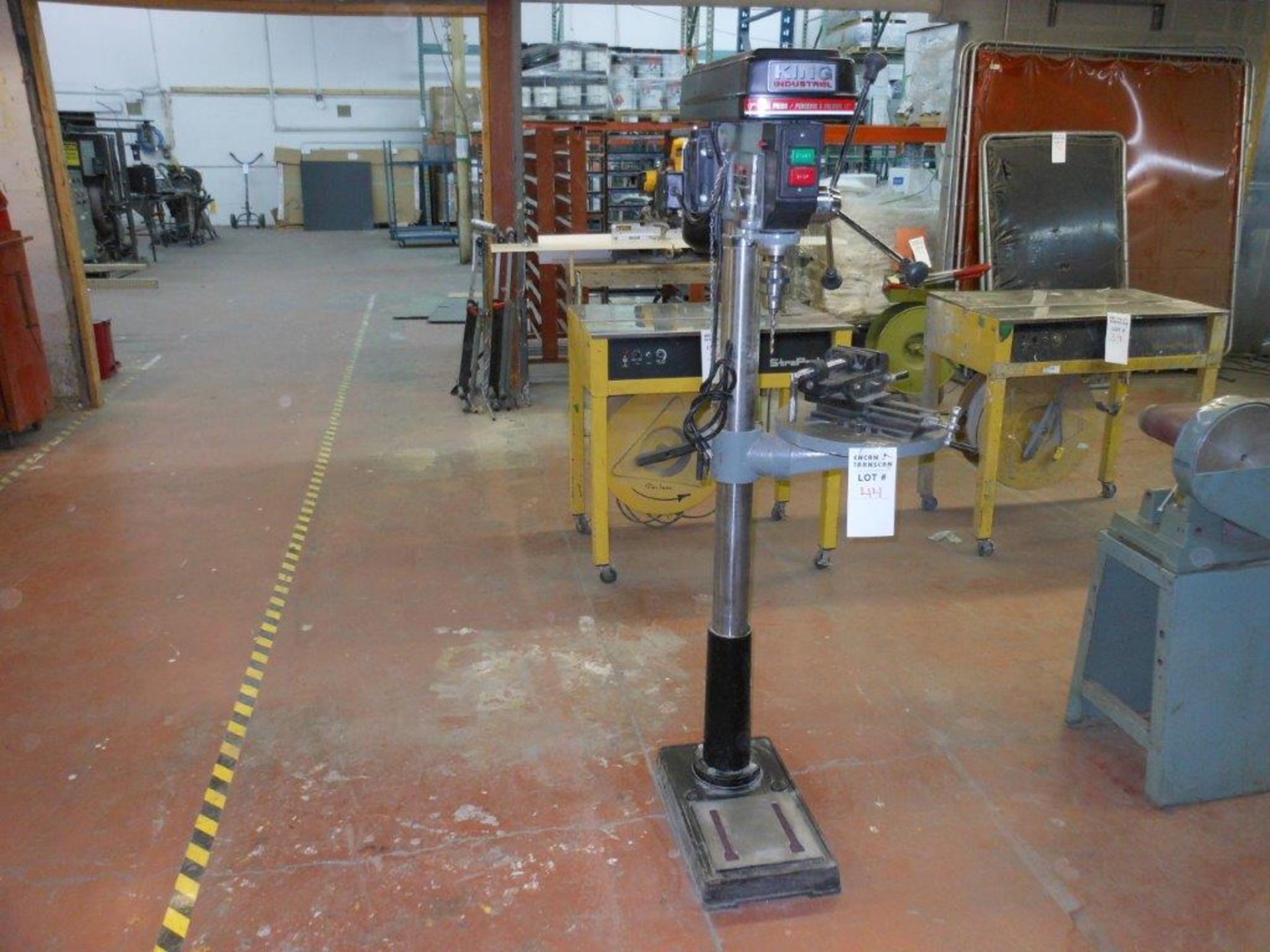 KING 17'' PESESTAL DRILL PRESS, MOD: KC118FC, 5/8'' CHUCK, 16-SPEED