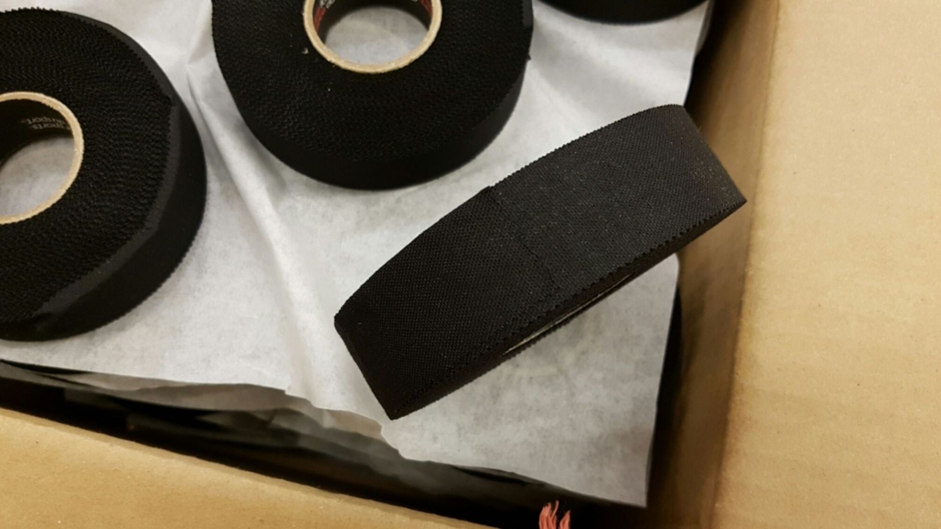 1 BOXE OF 60 BLACK HOCKEY STICKS TAPE - Image 2 of 3