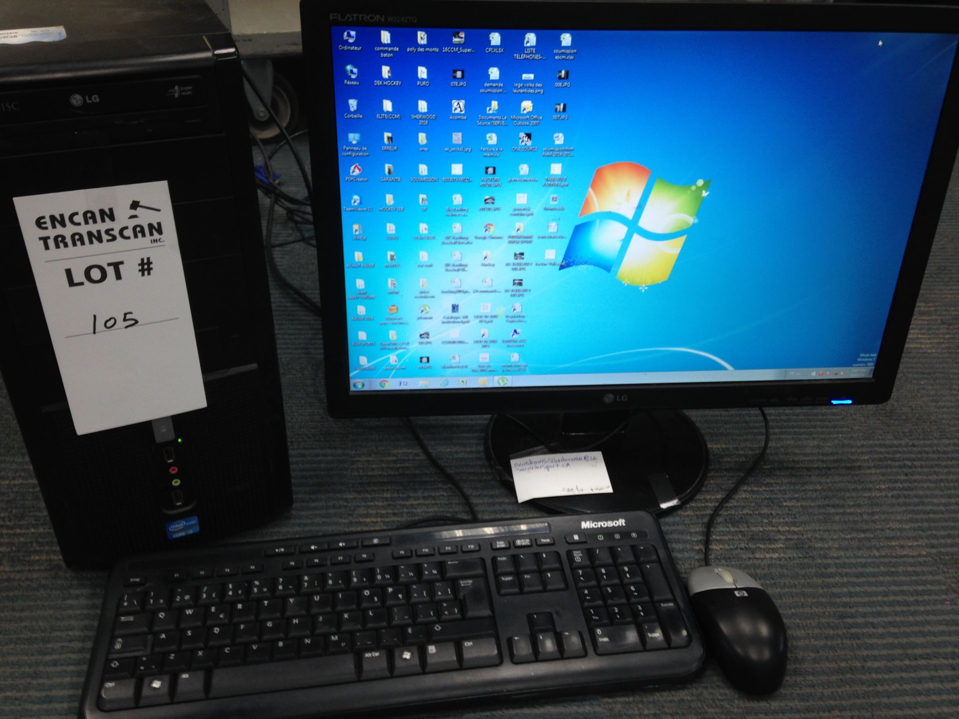 INTEL INSIDE CORE I3 WITH SCREEN KEYBOARD MOUSE