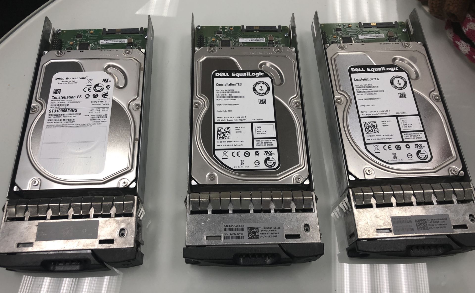 6 HARD DRIVES FROM NETWORKING SET UP - Image 2 of 3