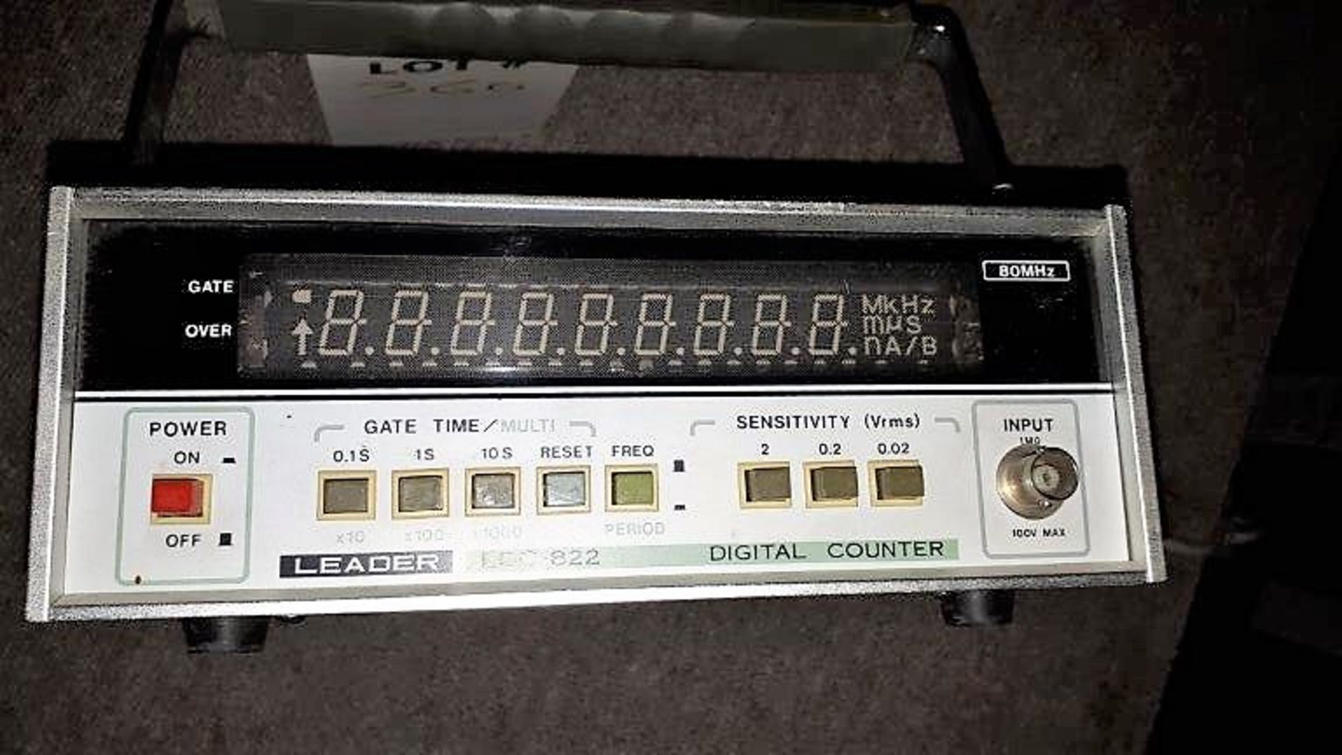 LEADER DIGITAL COUNTER, mod: LCD-822