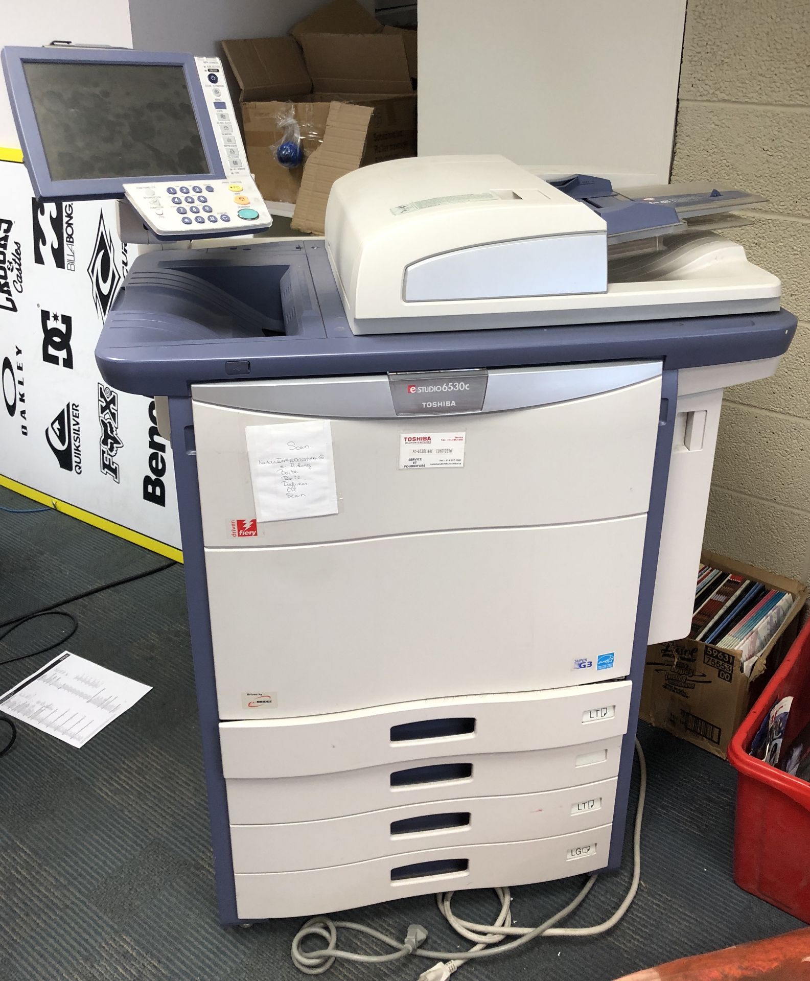 TOSHIBA E.STUDIO 6530 C COMMERCIAL PRINTING UNIT