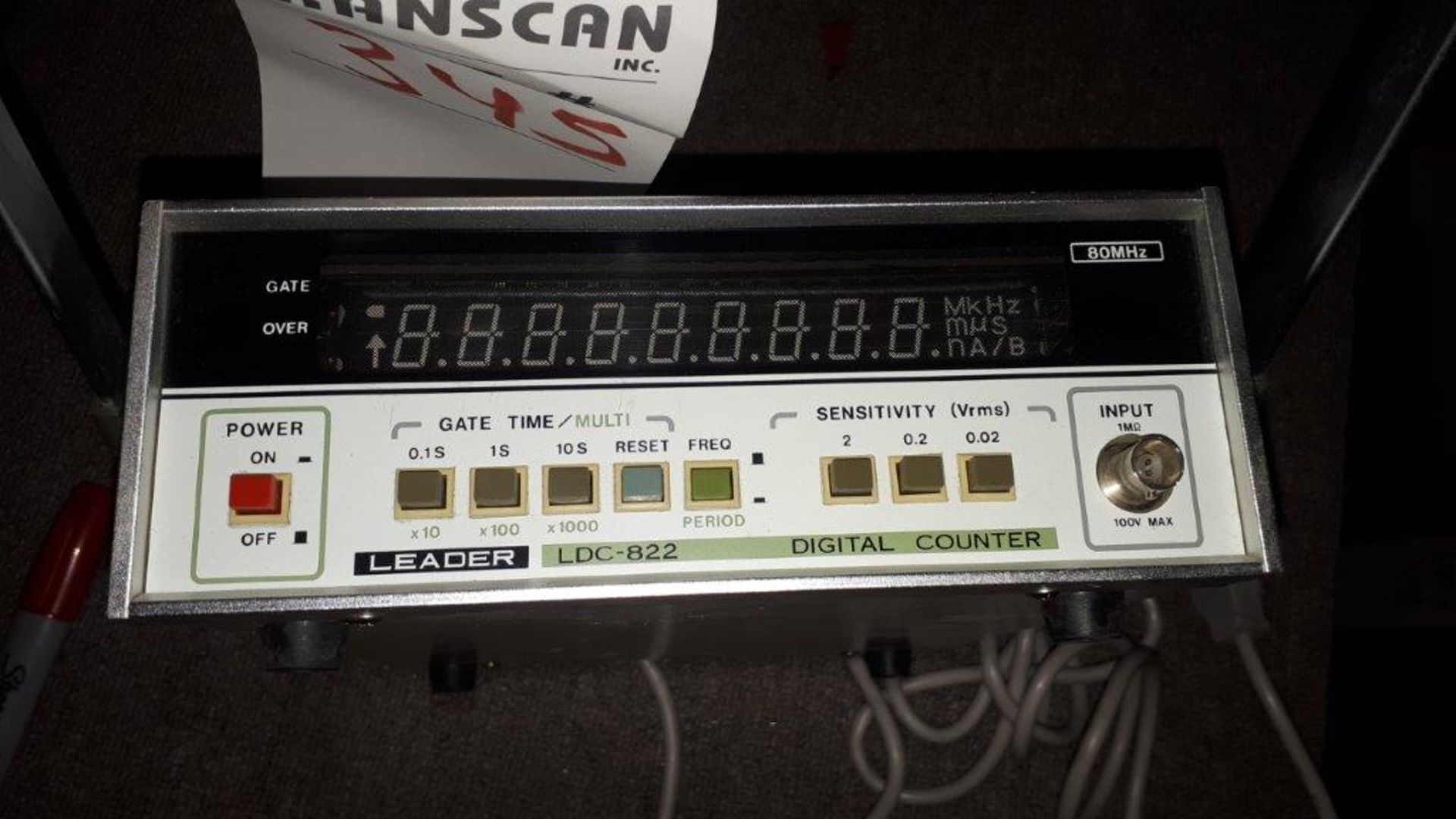 LEADER DIGITAL COUNTER, mod: LCD-822