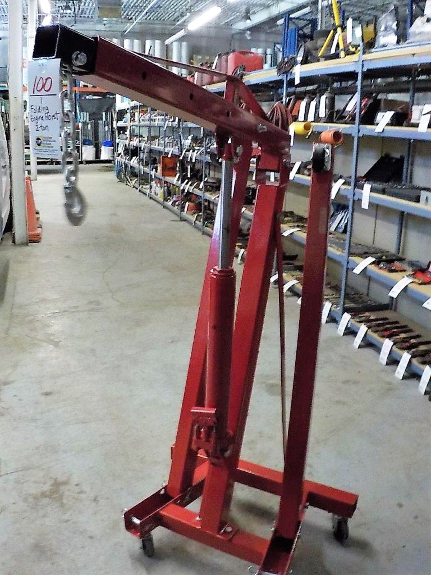 FOLDING ENGINE HOIST, 2-TON