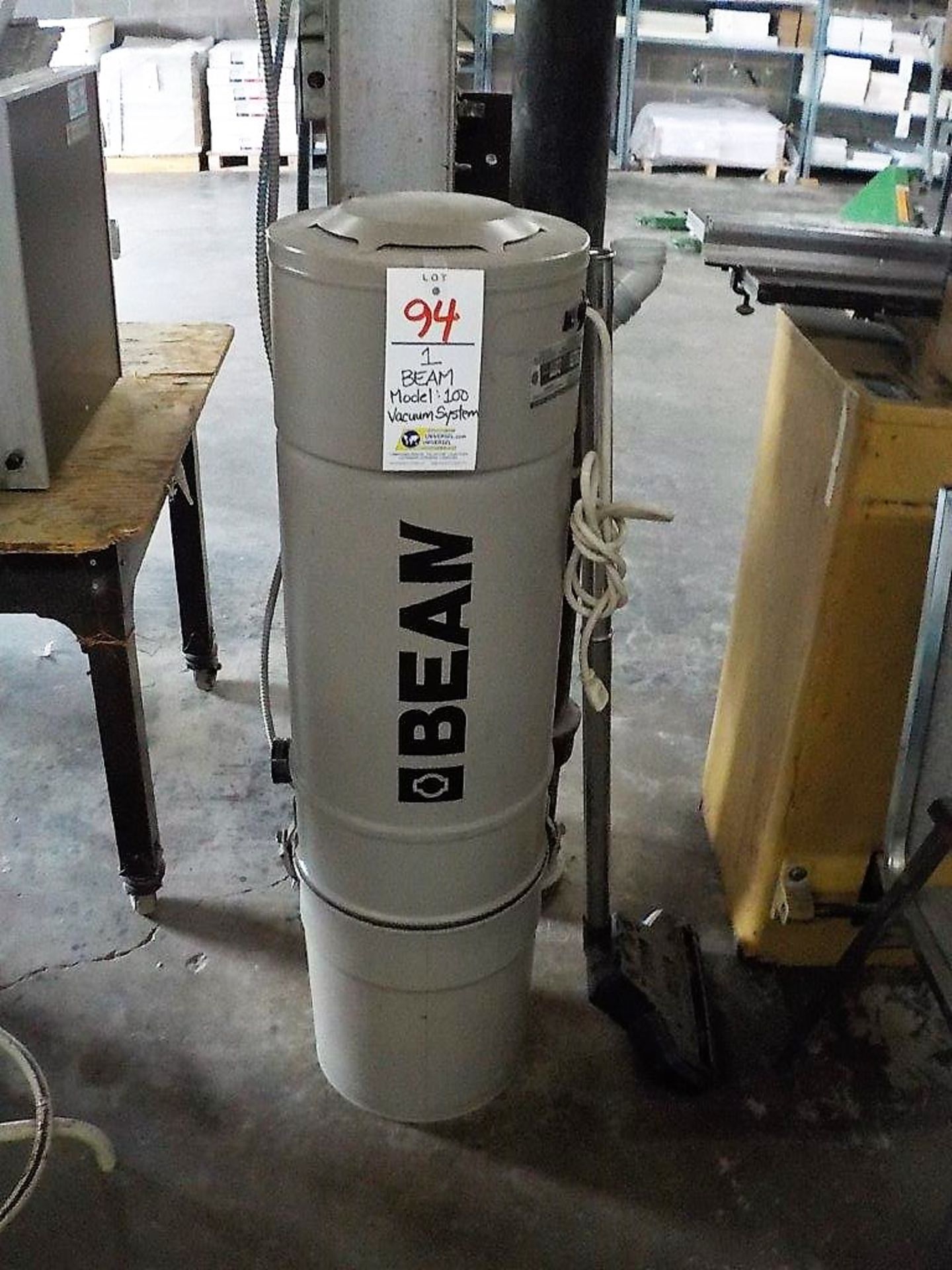 BEAM Model 100 Vacuum System
