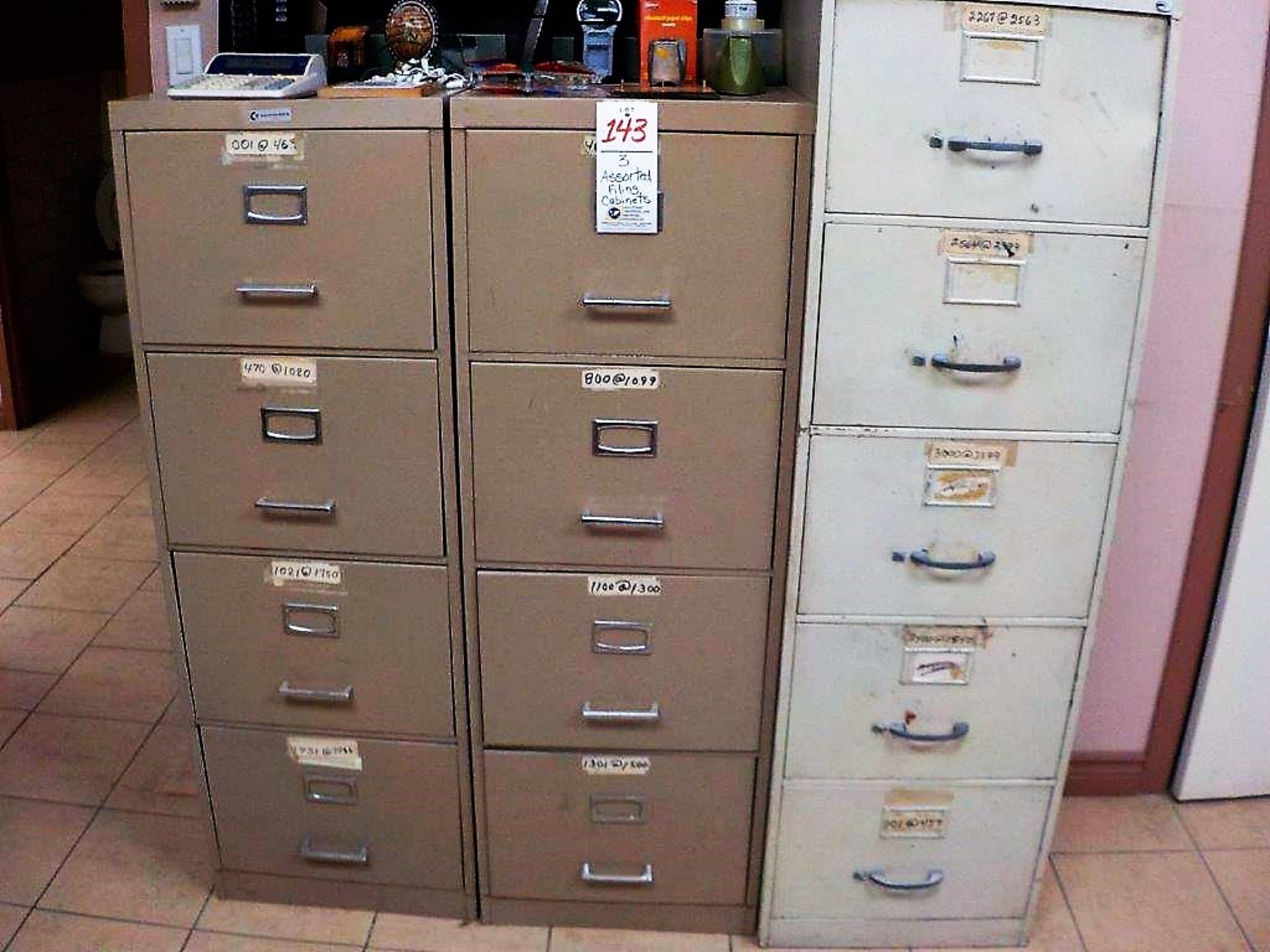 Assorted Filing Cabinets