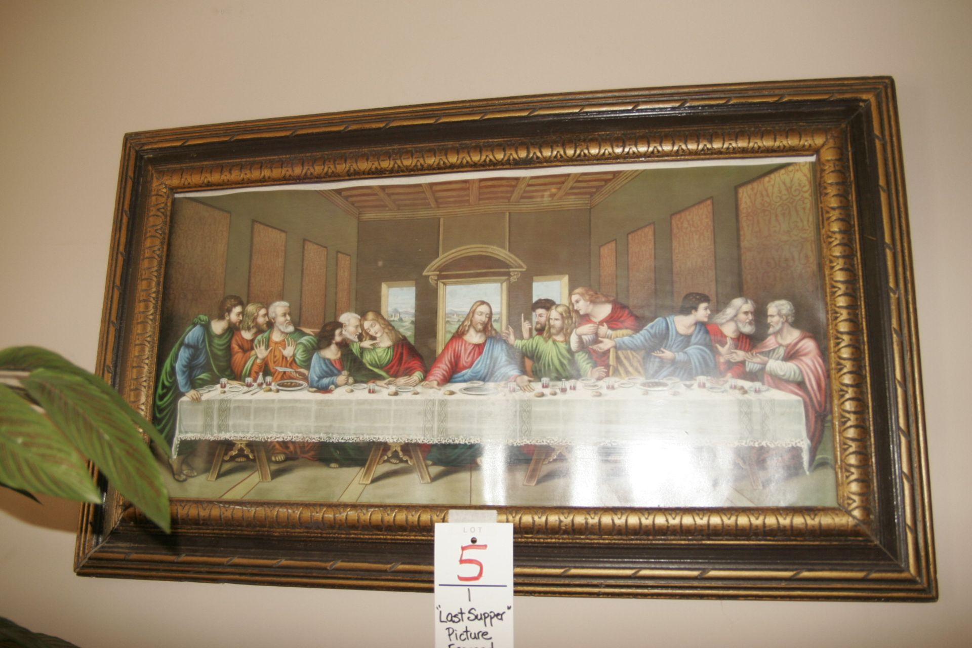 "Last Supper" Picture Framed