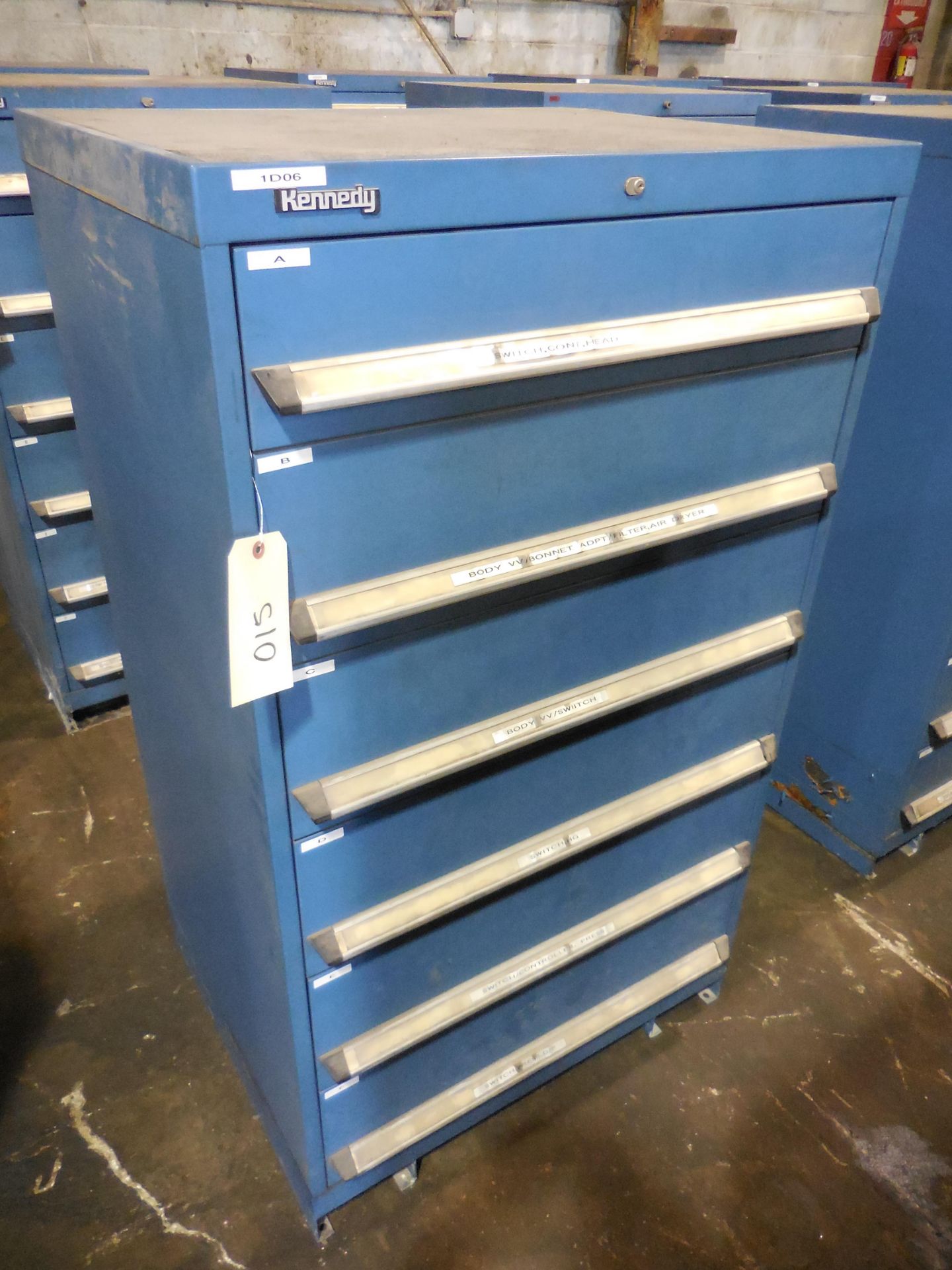 Kennedy 6 Drawer Tool Cabinet with NO key