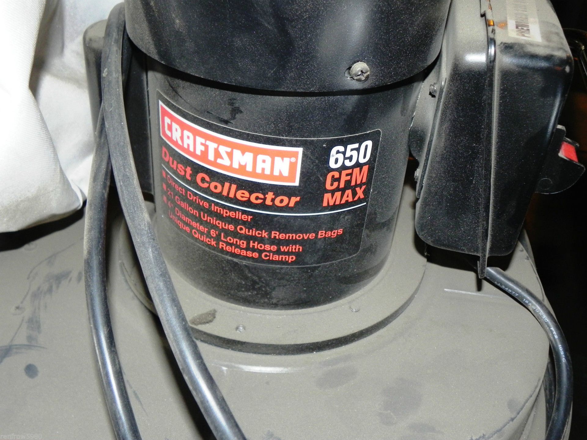 Craftsman 650 CFM Dust Collector 113.299790 - Image 2 of 4
