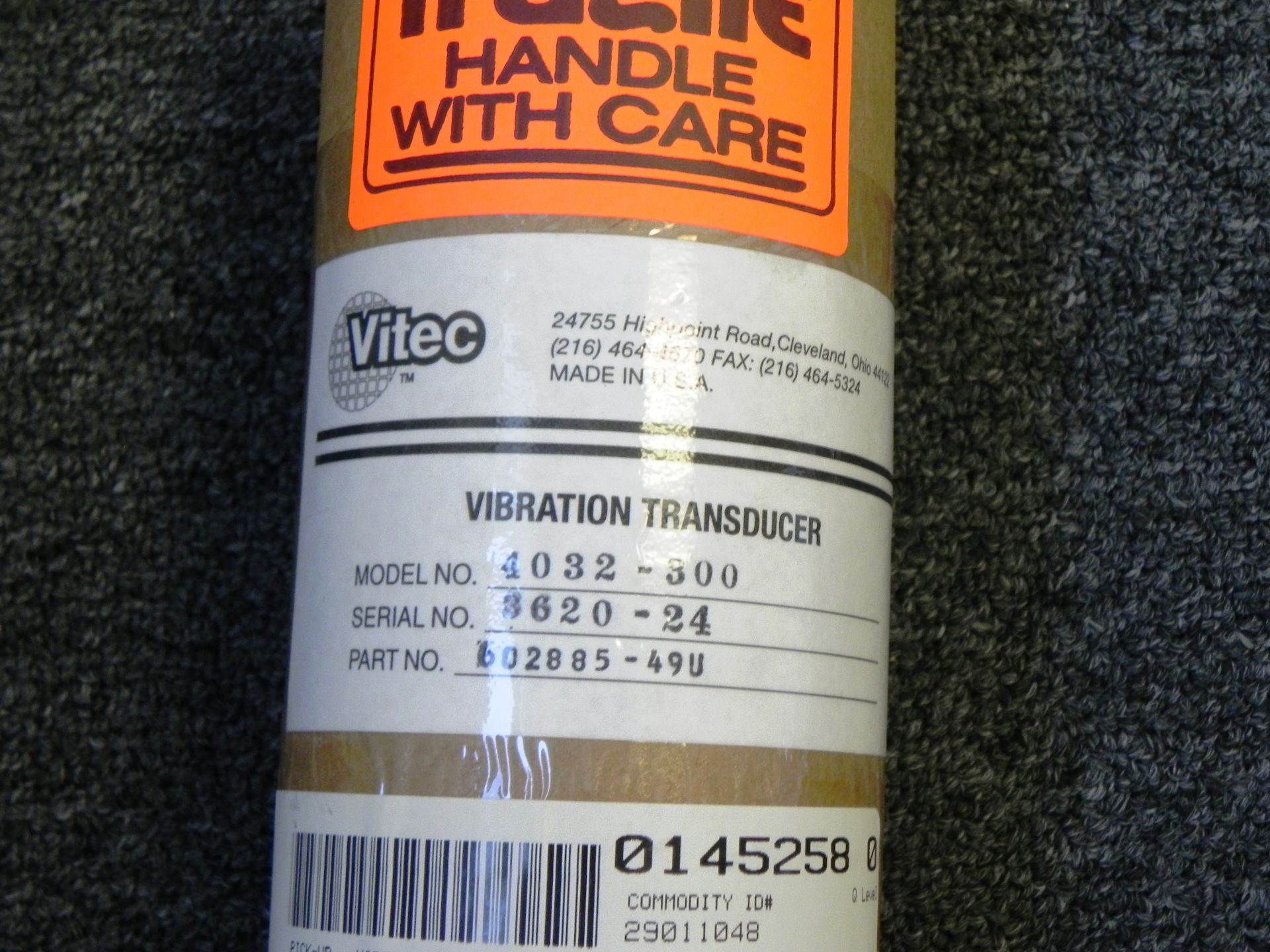 Vitec 4032-300 Vibration Transducer NEW - Image 2 of 2