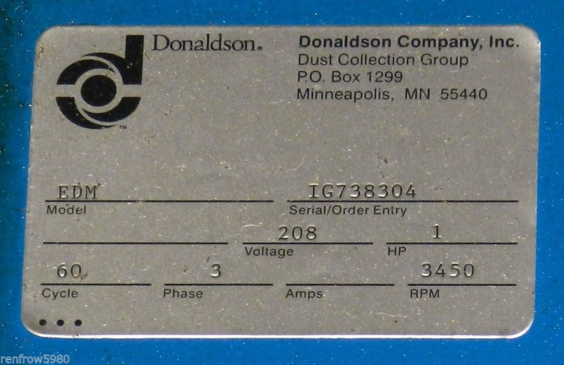 Donaldson Torit EDM Dust Collector - Image 2 of 2