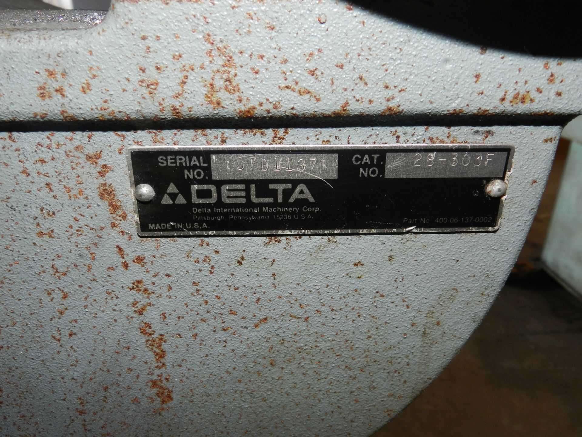 Delta 28-303F 14"" Metal/Wood Vertical Band Saw 3/4HP - Image 8 of 11