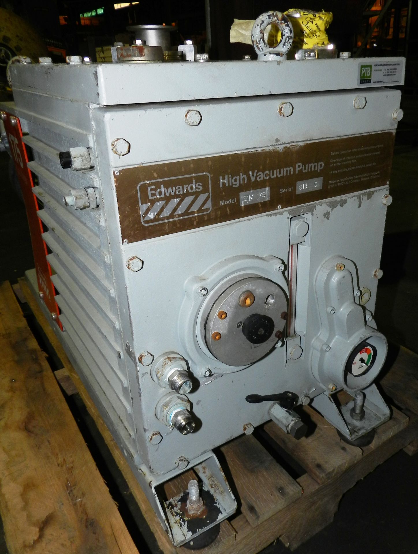 Edwards 175 E1M175 Rotary Vane Dual Stage Mechanical Vacuum Pump - Image 5 of 5