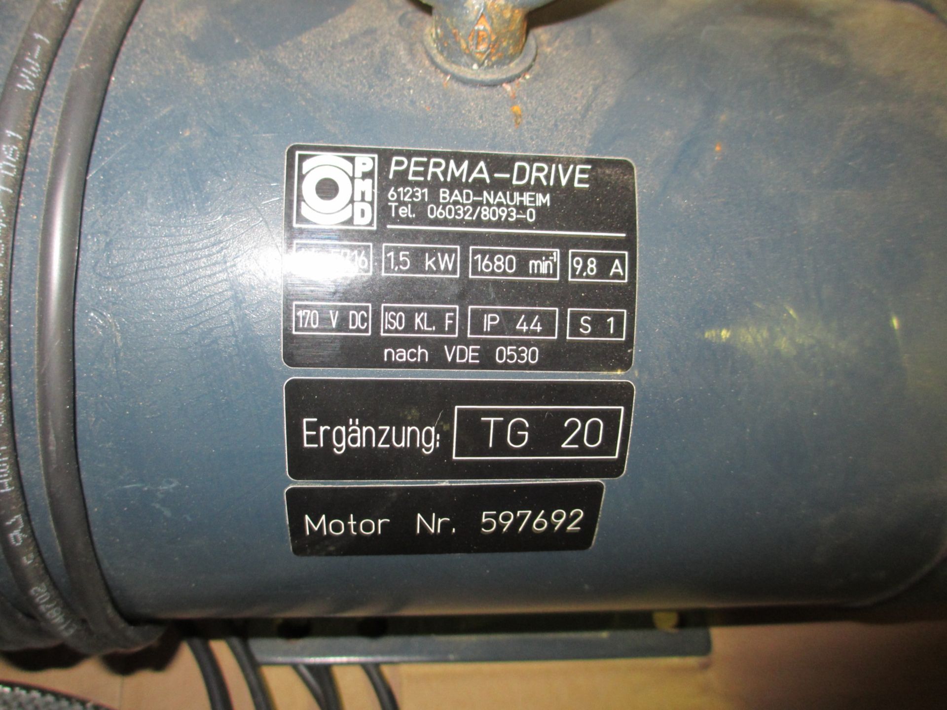 Perma-Drive 2HP Motor Used - Image 3 of 4