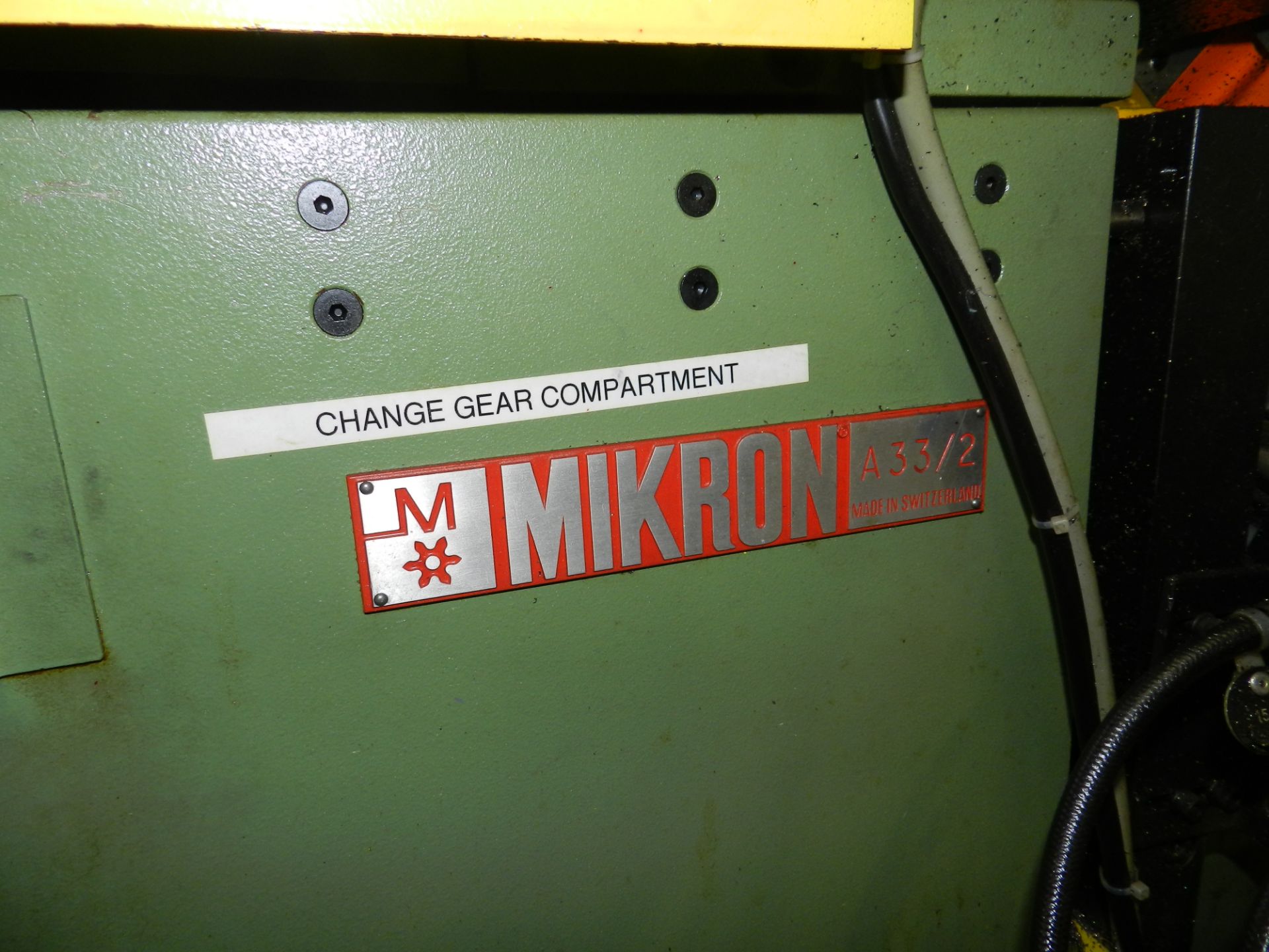 Mikron A33/2 Gear Hobbing Machine - Image 3 of 6