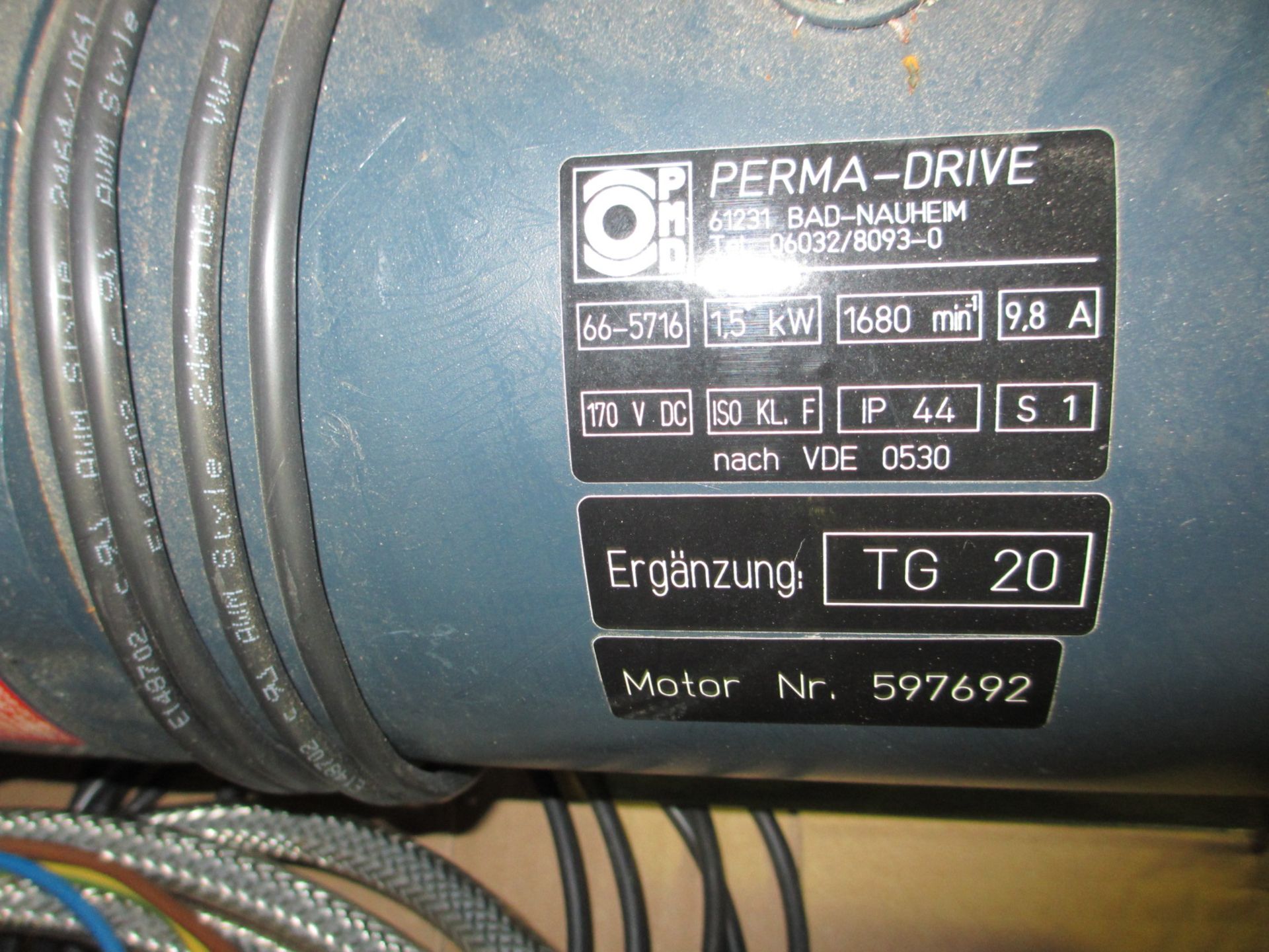 Perma-Drive 2HP Motor Used - Image 4 of 4