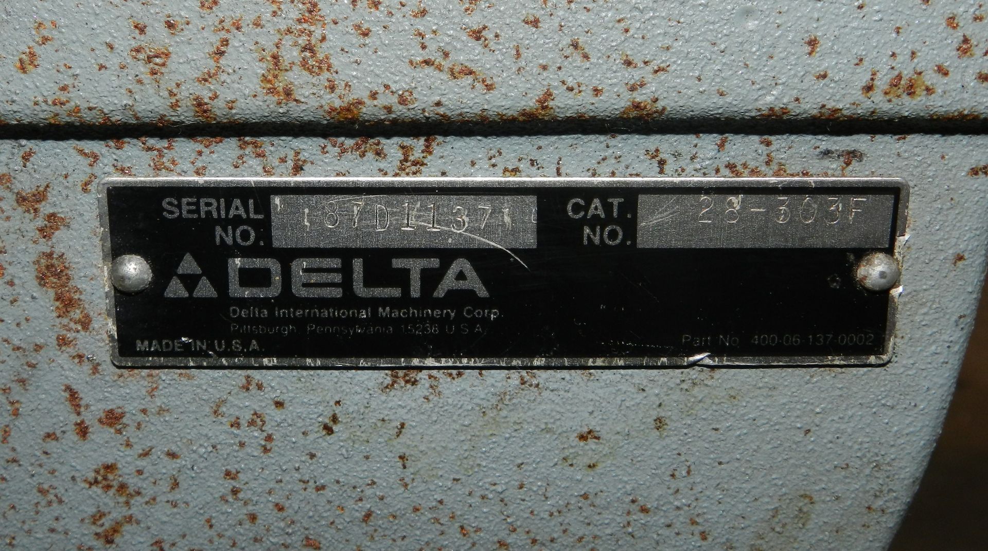 Delta 28-303F 14"" Metal/Wood Vertical Band Saw 3/4HP - Image 7 of 11
