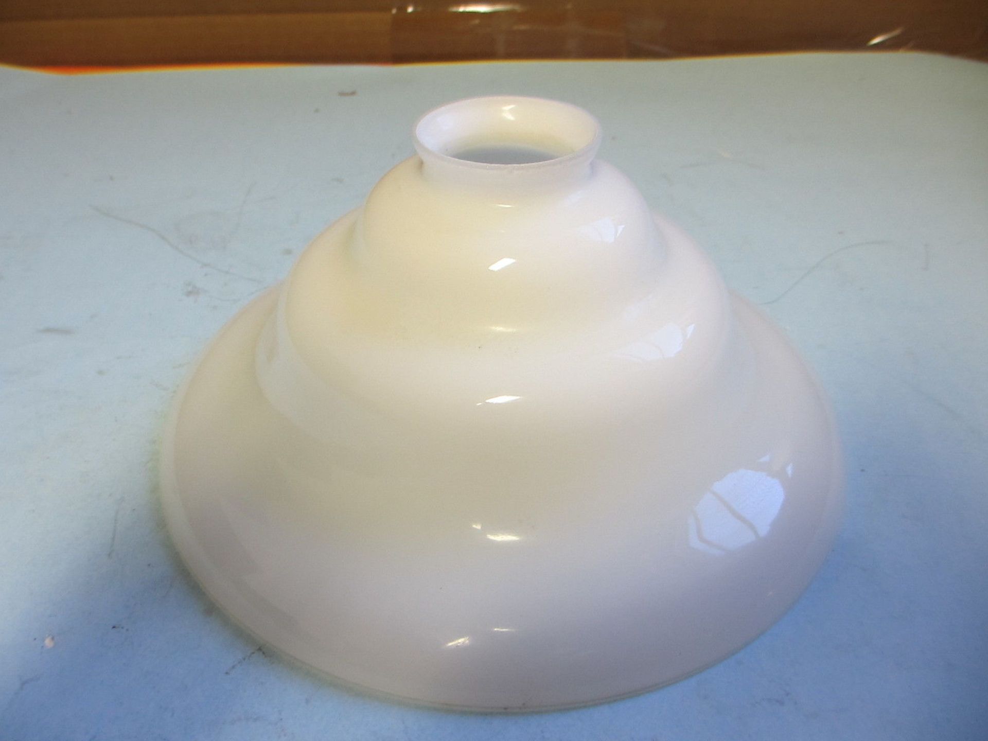 Thomas Lighting White Cased Glass Bell Pendant Shade
