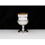 An Antique George III Sterling Silver goblet by Thomas Halford, London 1809.