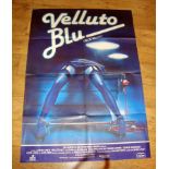 BLUE VELVET (1986) aka Vellento Blu. Art Style Italian 2 Foglio (39" x 55"). Very different