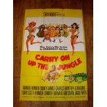 CARRY ON UP THE JUNGLE (1970) UK One Sheet (27" x 40") Folded