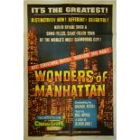 WONDERS OF MANHATTEN (1956) US One Sheet Movie Poster (27" x 41") - Travel Featurette