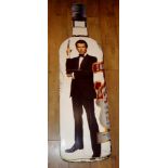 GOLDENEYE (1995) A promotional standee featuring Pierce Brosnan in a bottle of Smirnoff Vodka.