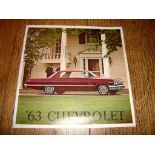 AUTOMOBILIA - A 1963 Chevrolet Range brochure