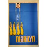 MARILYN (1963) US One Sheet (27" x 41") - Documentary starring Marilyn Monroe & narrated by Rock