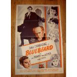BLUEBEARD (1944) (John Carradine) - US One Sheet (27" x 41") Folded