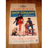 LUCY GALLANT (1955) (Charlton Heston) - US One Sheet (27" x 41") Folded