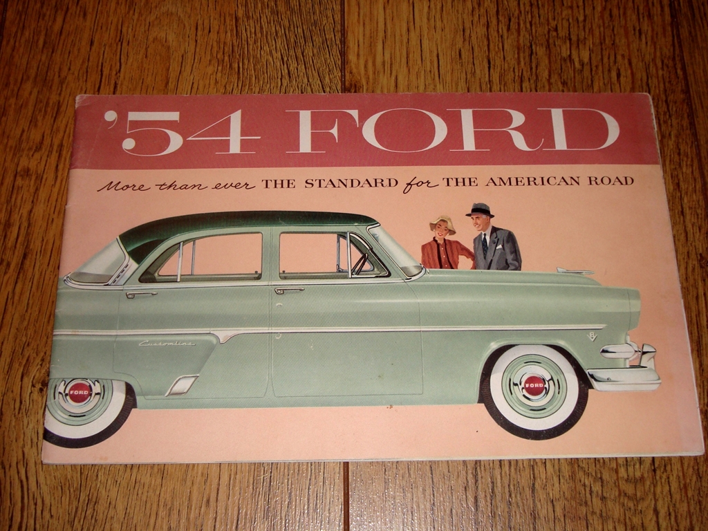 AUTOMOBILIA - A 1954 Ford Range Brochure