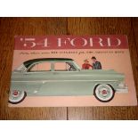 AUTOMOBILIA - A 1954 Ford Range Brochure